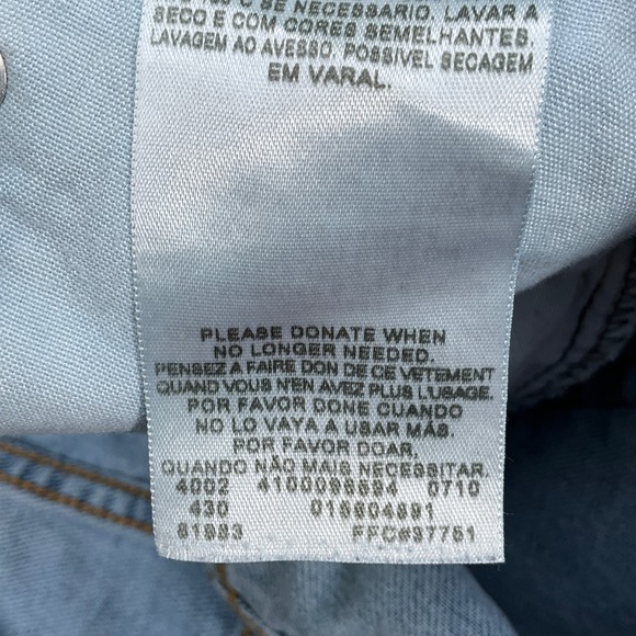 Levis 560 Jeans Men 44W 30L Blue Comfort Fit Relaxed Fit Light Wash Denim VTG - Picture 6 of 15